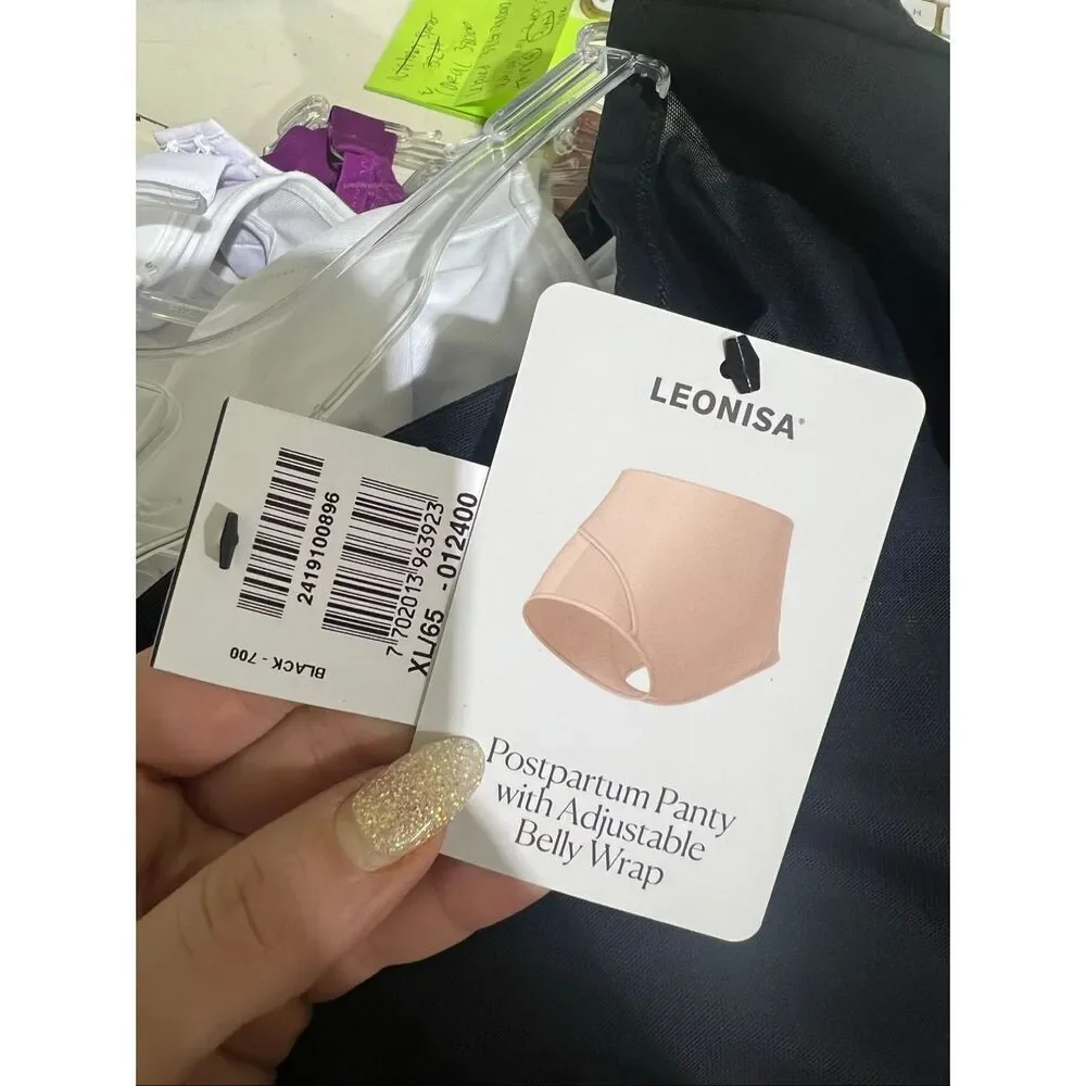 Leonisa NWT Firm Control Adjustable Compression Belly Shaper Black XL